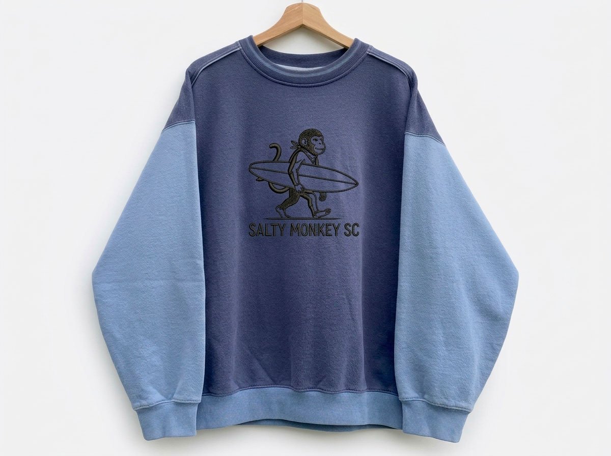 Playera Surf Monkey Manga larga